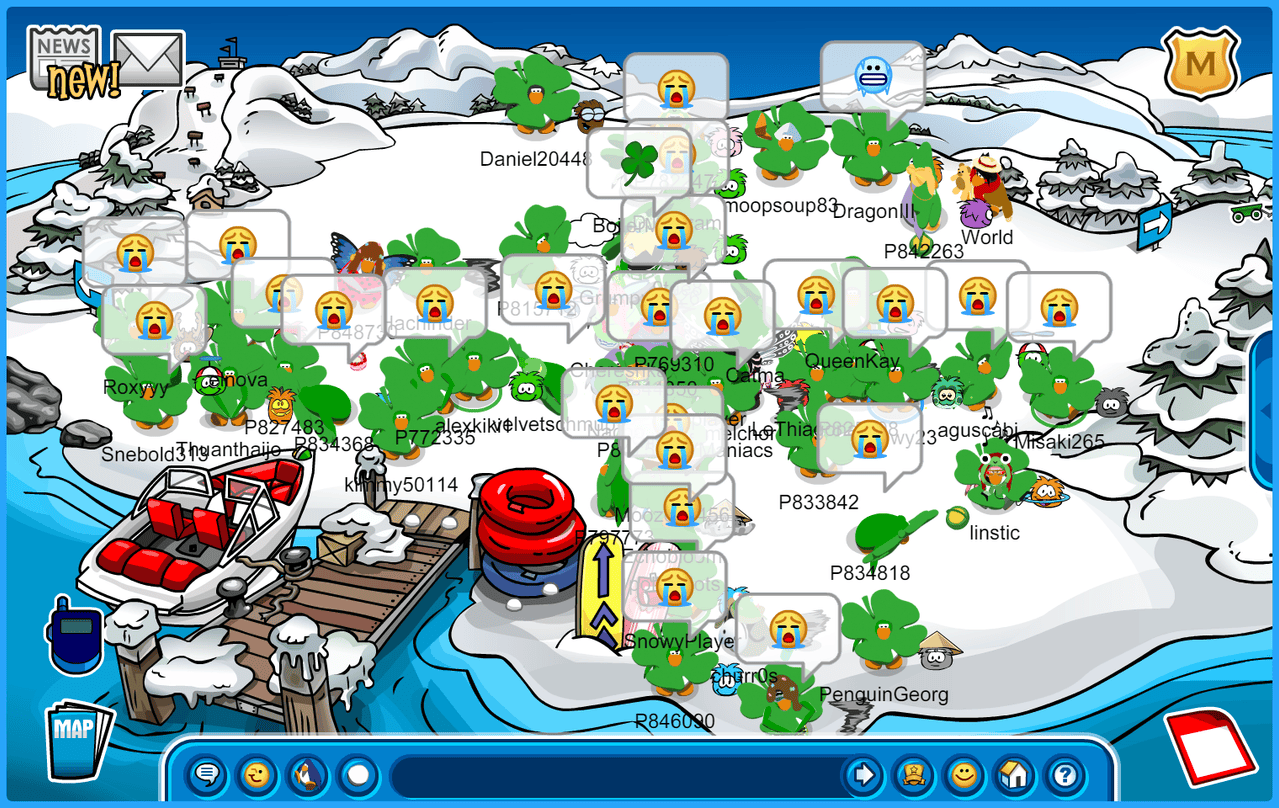 igloo raids meet up at the dock