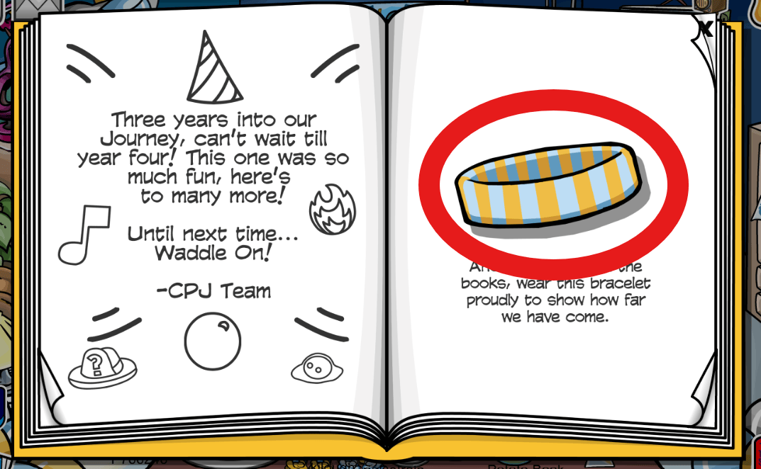 CPJourney 3rd Party Anniversary Bracelet Location