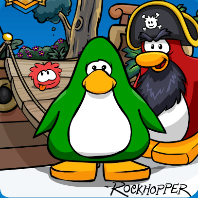 Club Penguin Legacy Island Adventure Party: Island Infestation - Rockhopper's Background