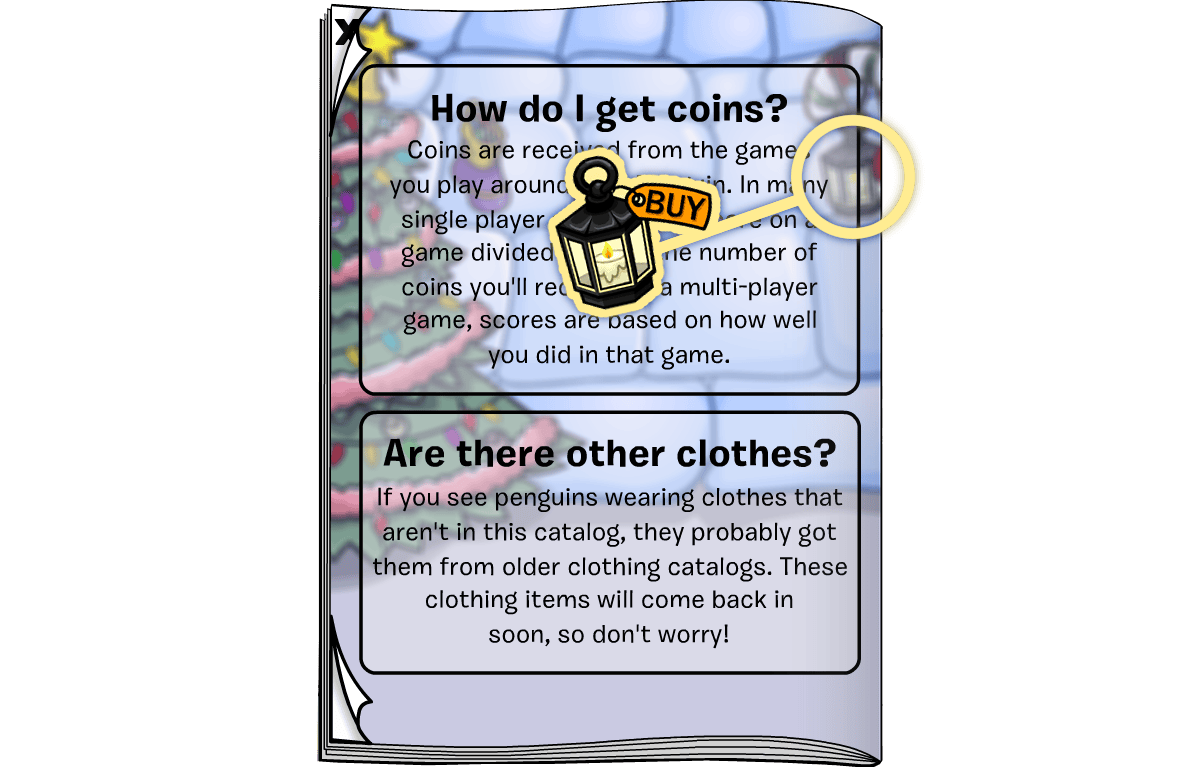 Club Penguin Zero CPZero Penguin Style December 2025 Catalog Secrets Back Cover