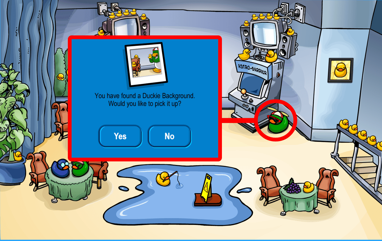 CPJourney April Fools 2026 Party- Duckie Background Location
