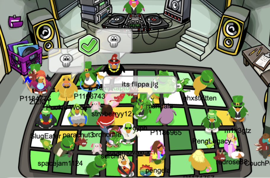 CPLegacy St. Patrick's Party 2026 - Flipper Jig at Dance Club with 25 friends Quest