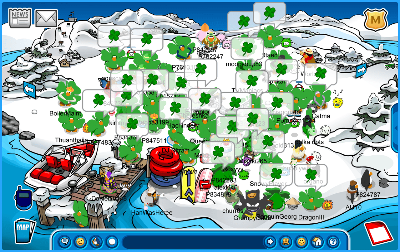 igloo raids meet up at the dock