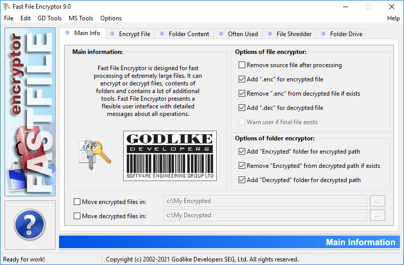 Fast File Encryptor 26.2.1 Multilingual – (2 MB)