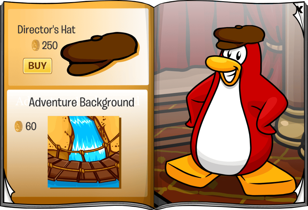 Club Penguin Journey CPJourney Costume Trunk The Penguins Quest for the Golden Puffle Pages 5 and 6