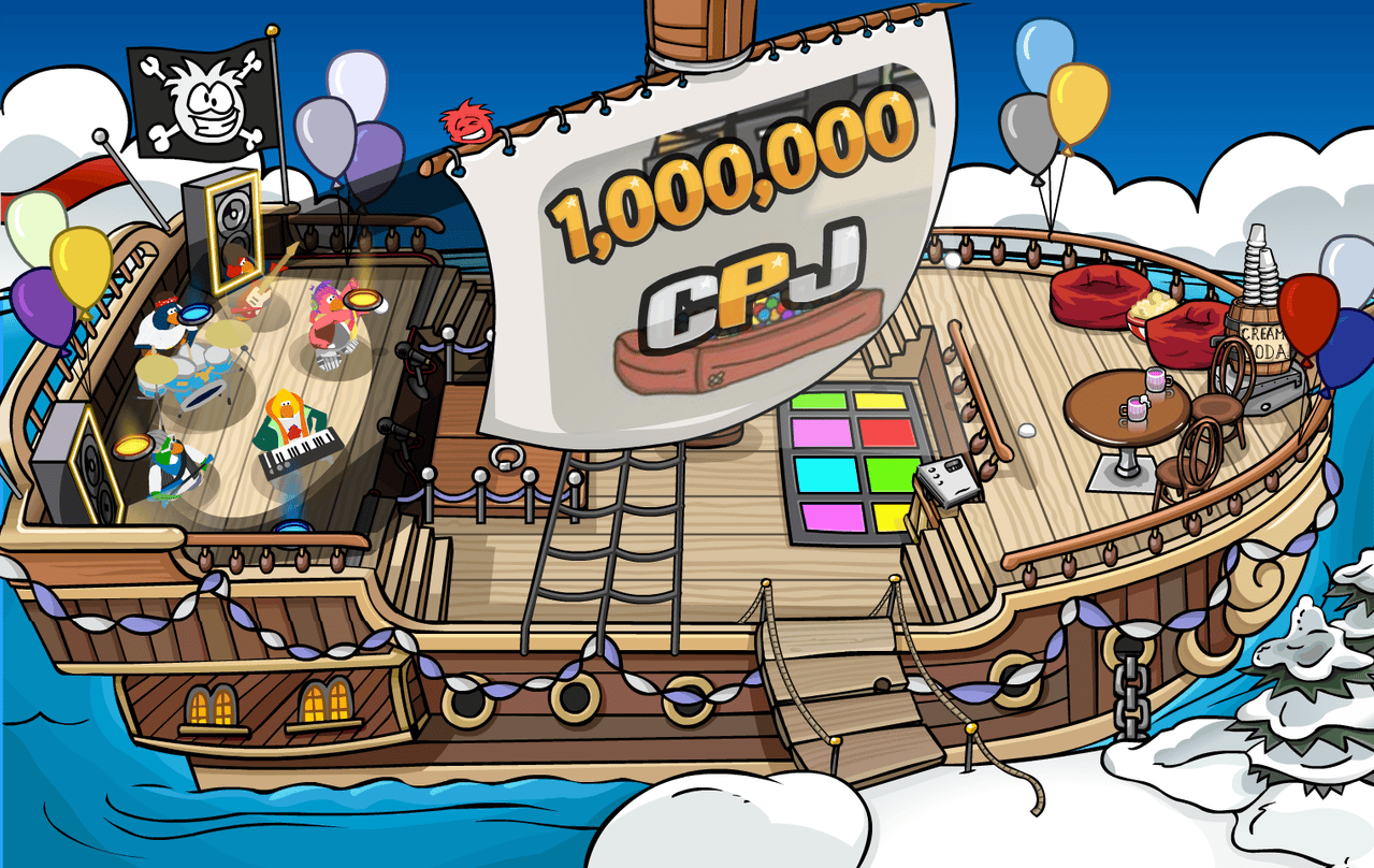 Club Penguin Journey 1,000,000 Penguins Celebration Ultimate Fan Stamp