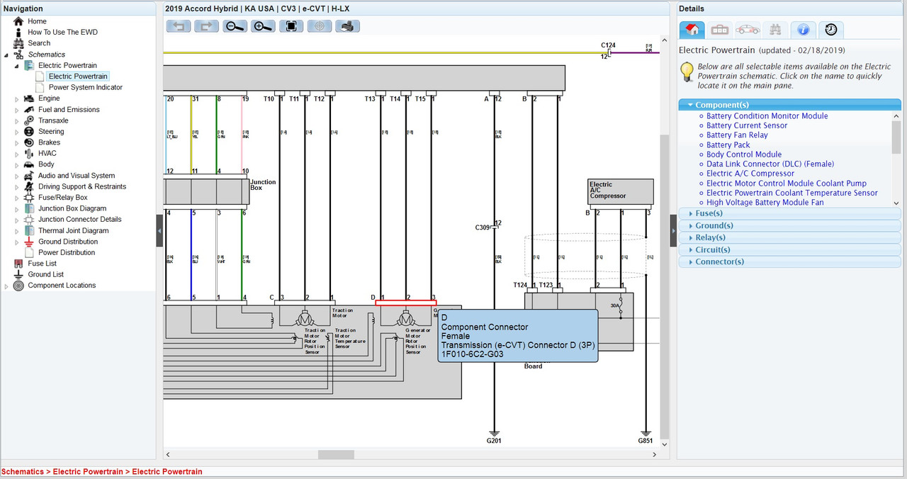 If your honda accord's engine won't turn over, the battery, ignition switch, starter motor or starter solenoid would be some of the mechanisms to troubleshoot. Honda Accord 2018 2019 10th Generation Hybrid Service Manual Wiring Diagrams Mhh Auto Page 1