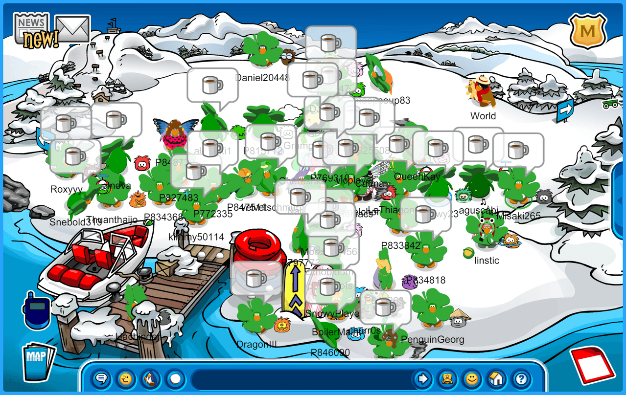 igloo raids meet up at the dock