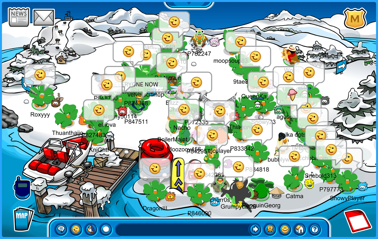 igloo raids meet up at the dock
