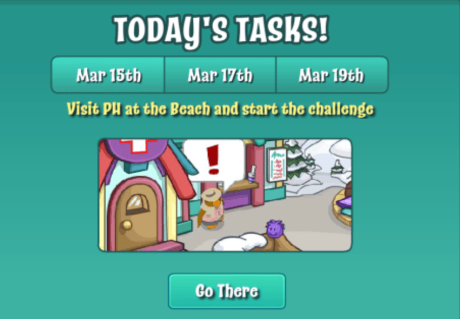 NewCP Puffle Party Guide - March 15th Task Guide
