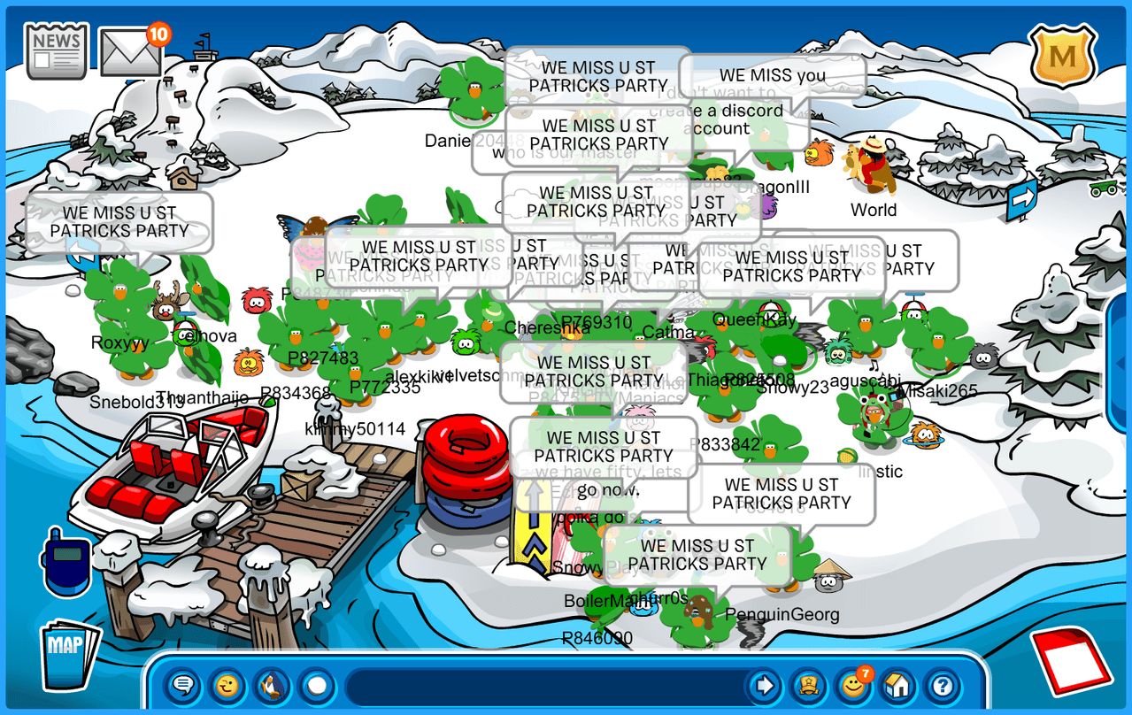 igloo raids meet up at the dock