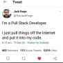 Full Stack Developer IRL · ProgrammerHumor.io