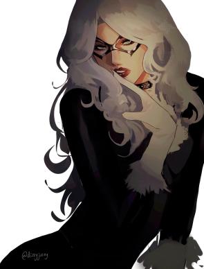 Felicia Hardy by @dizzyjurny on Instagram 🐈‍⬛