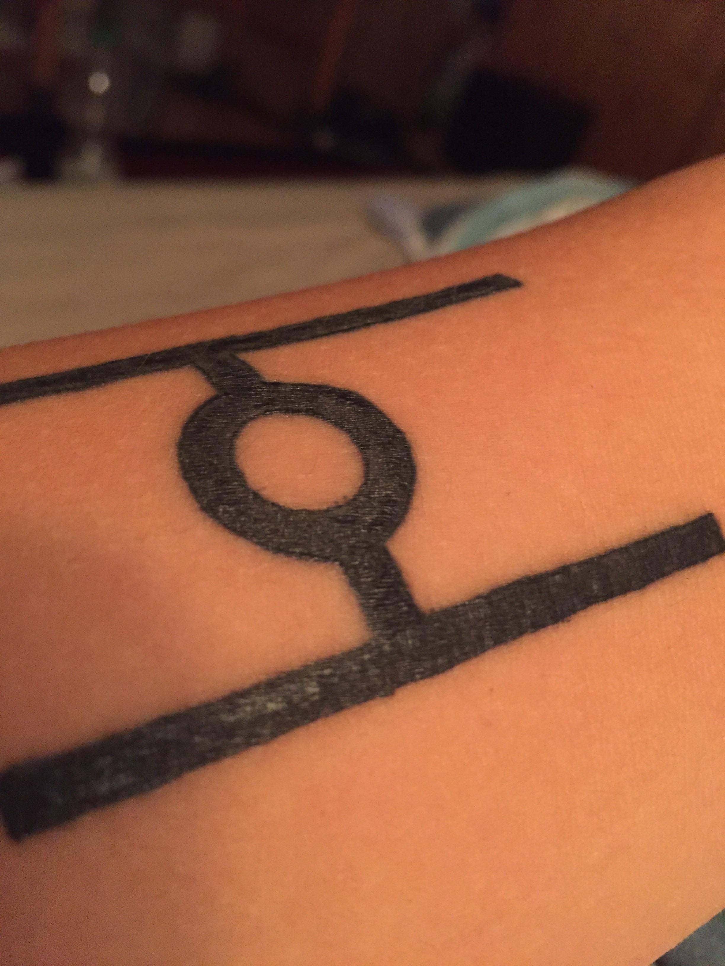 Hey So After About 3 Weeks My Tattoo Looks Like This You Notice That There Are Still Some Dark Black Parts Scabs On There And The Rest Is The Desired Color Or