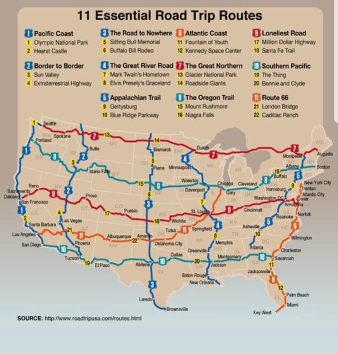 A Guide To Road Trips In USA R Coolguides 
