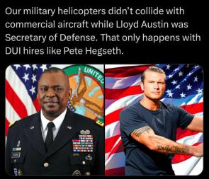 Americas First DUI SecDef