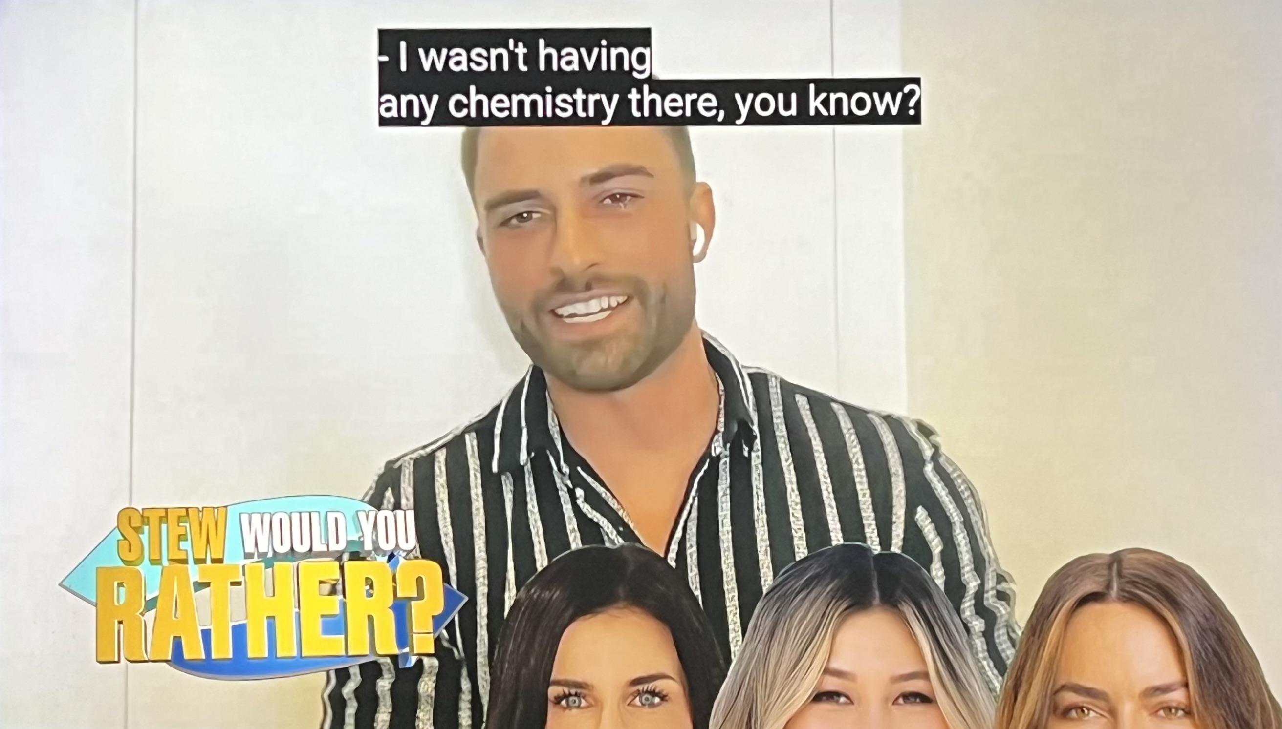 Luka dismisses Jess on WWHL : rbelowdeck