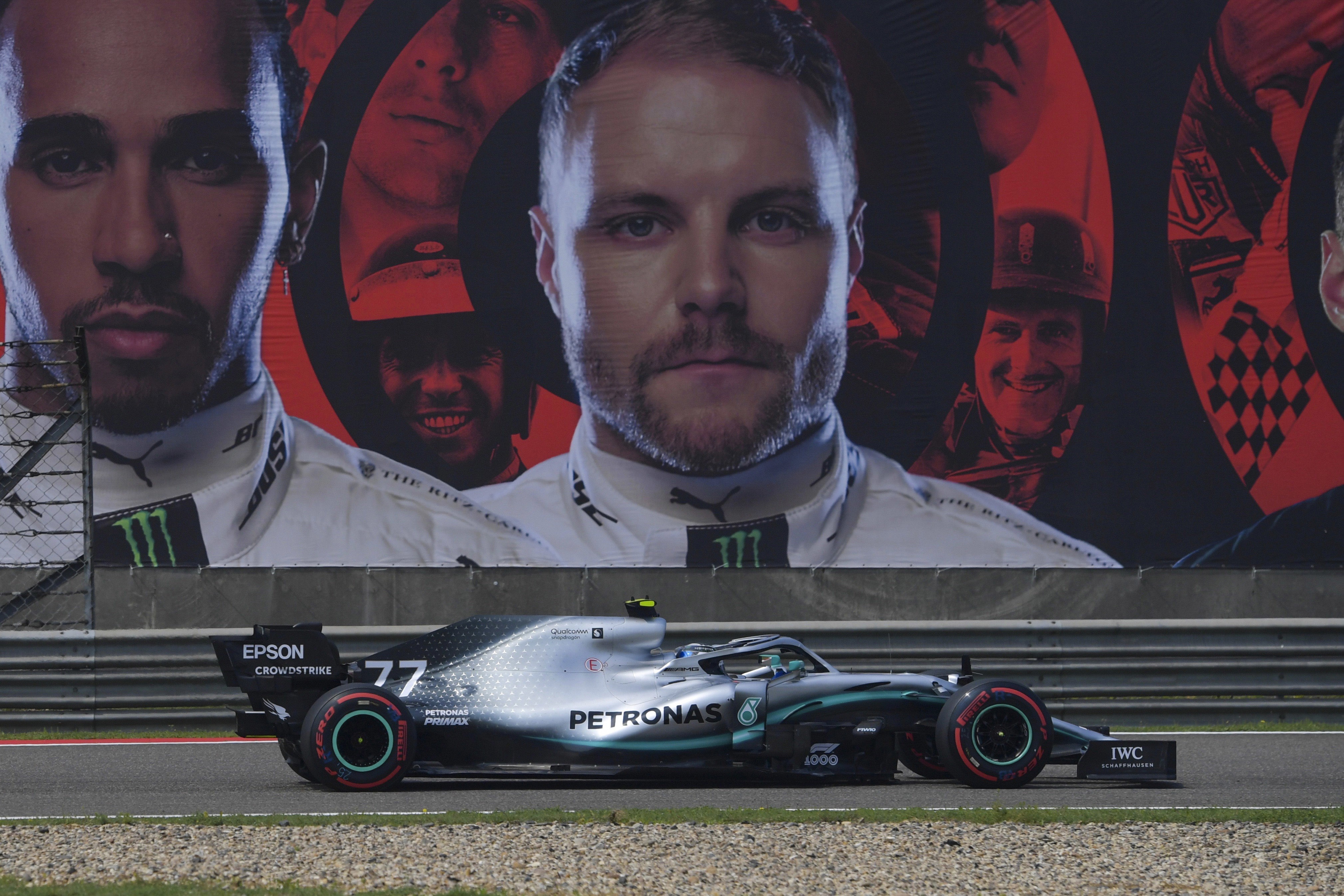 Valtteri Bottas At The 2019 Chinese Grand Prix Mercedesamgf1