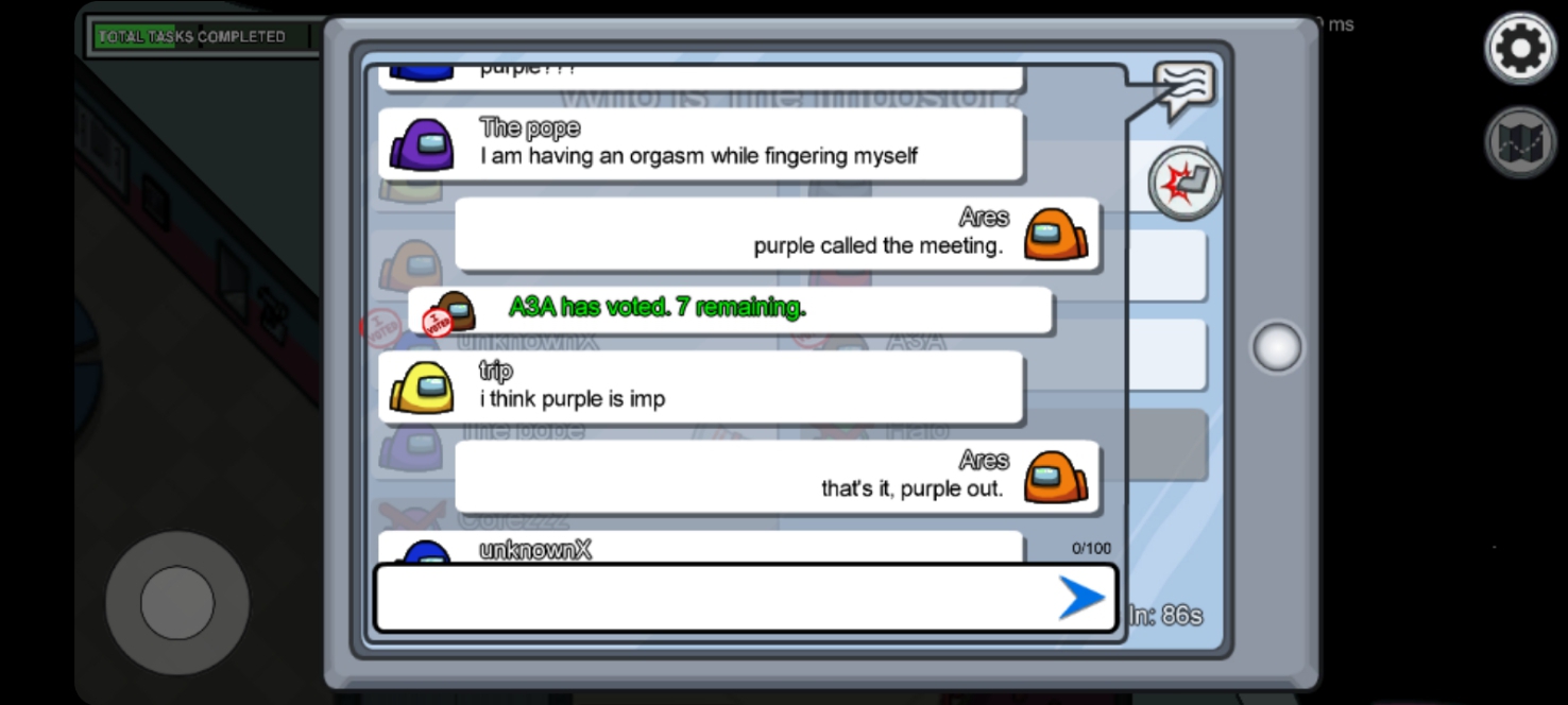 Purple Legit Called An Emergency Meeting Just To Say This Inserts Everyday We Stray Further From God Meme Template Amongus