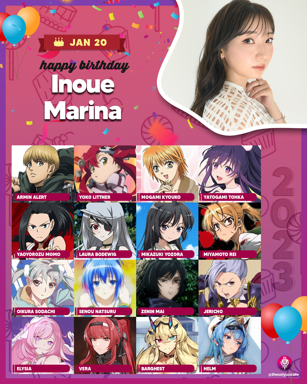 Happy Birthday To Marina Inoue Who Voices As Barghest R Grandorder 