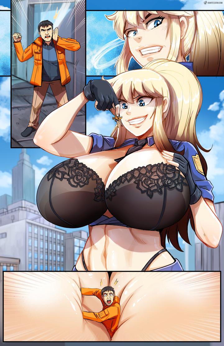Giantess anime tits jiggle slow