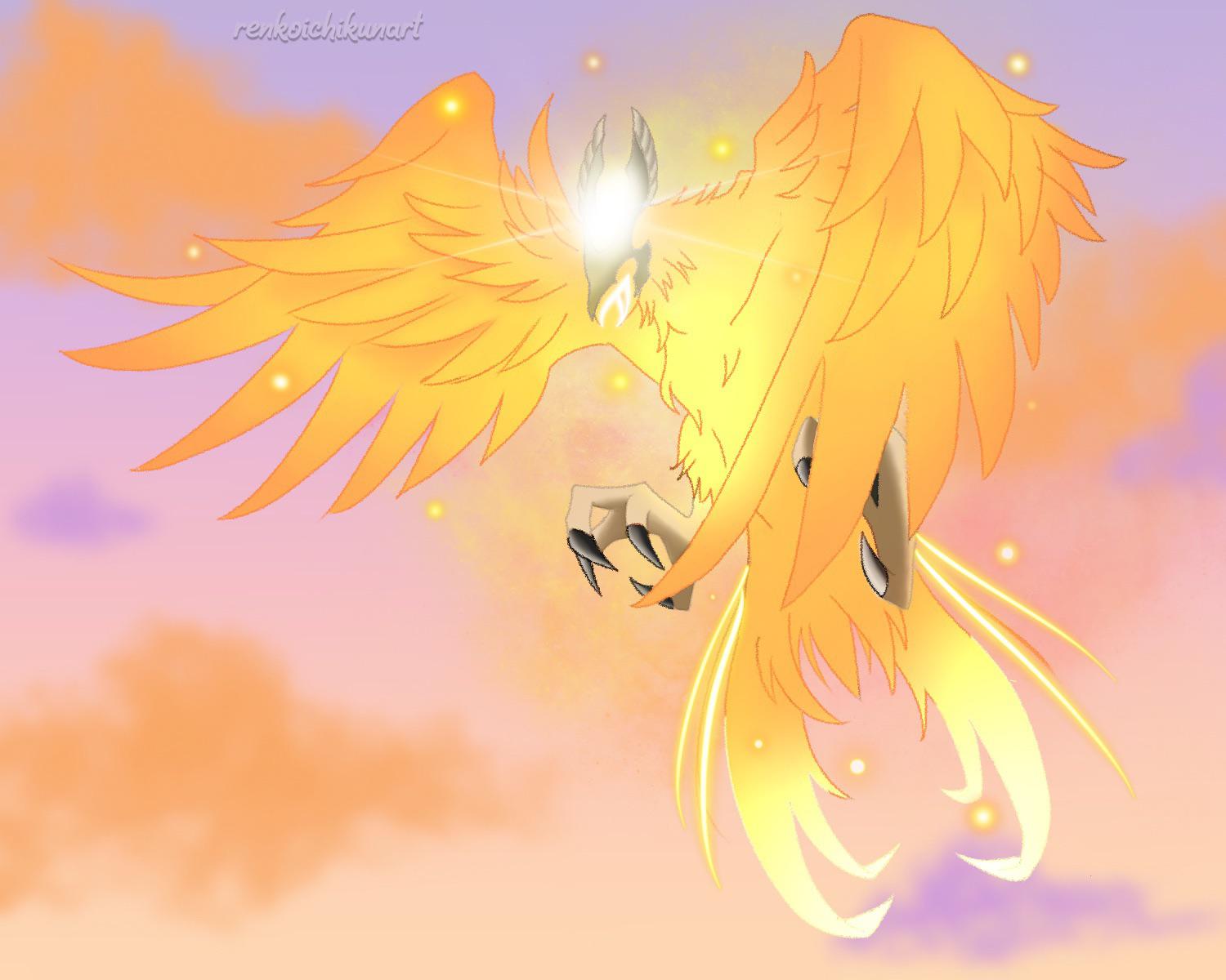 I made a quick Phoenix fanart while Im in the train. I really love this  fiery birdie! 🔥 : rDotA2