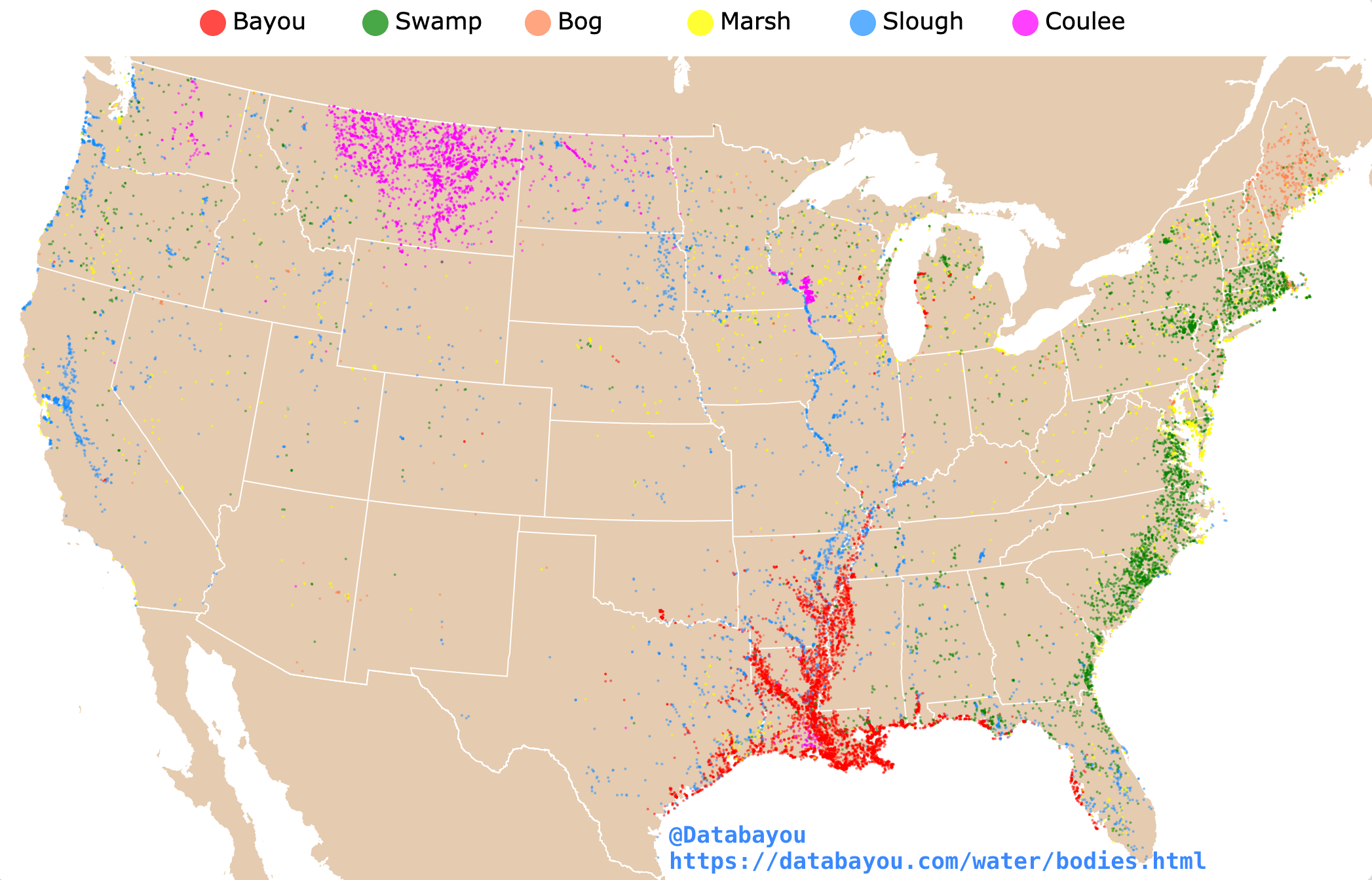 Swamps In Usa Map At Anthony Galloway Blog 