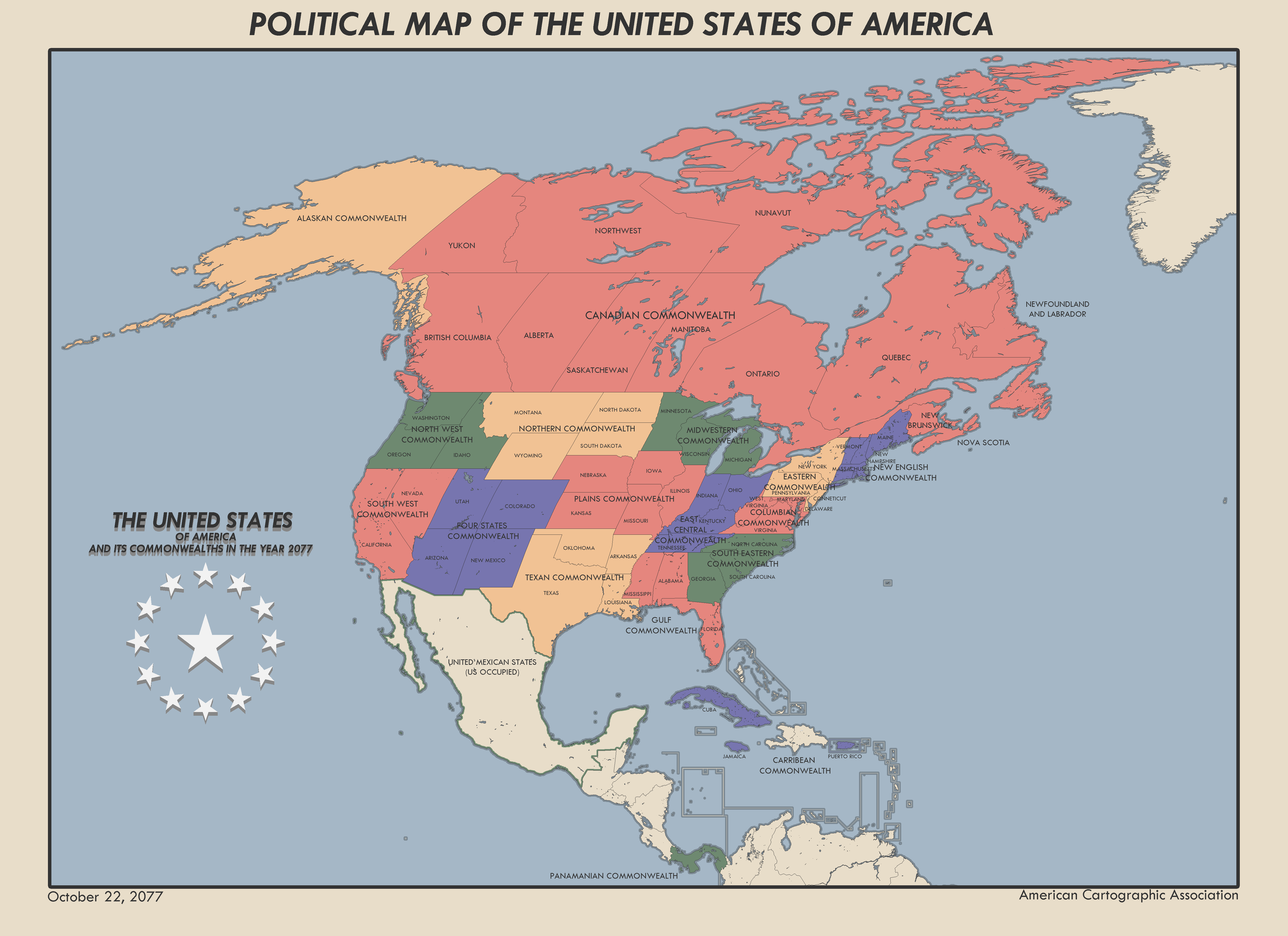 Map Of Fallout America 