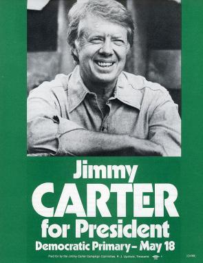 Jimmy Carter campaign flyer ahead of the Democratic primaries (1976)