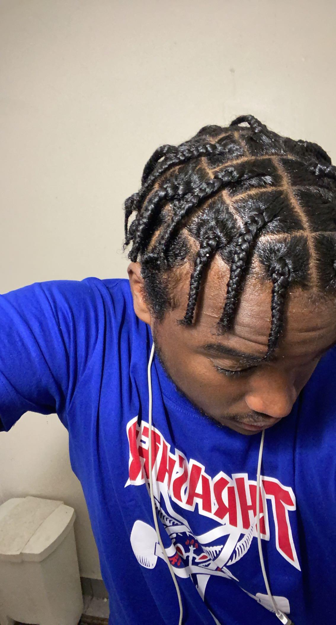 Box braids men
