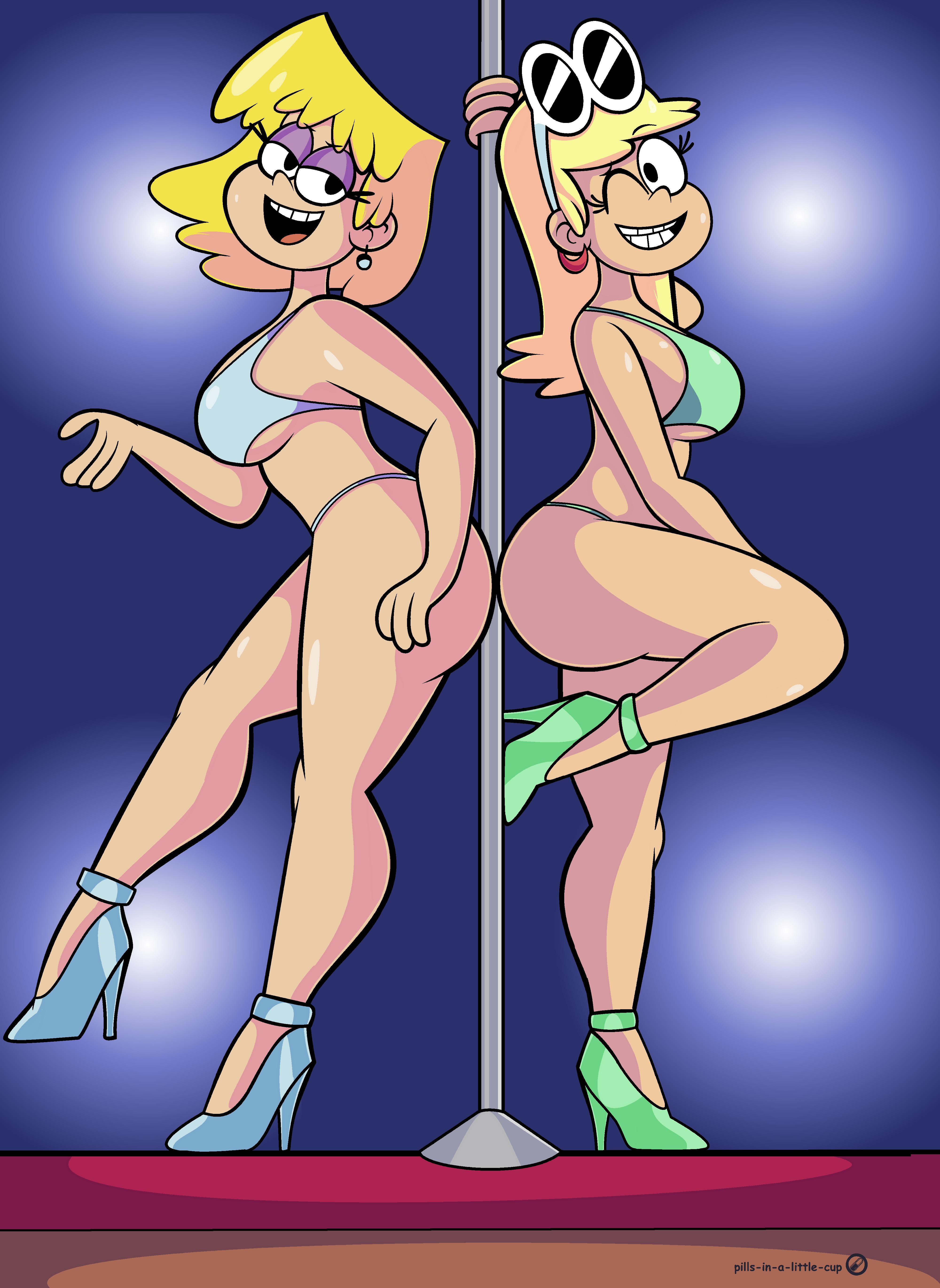 Lori and Leni working at the strip club. (citalopram-overdose) – XYZ Porn  Comics