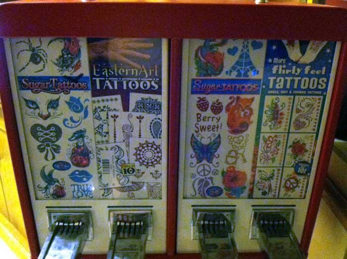 Getting Temporary Tattoos From The Machine Nostalgia