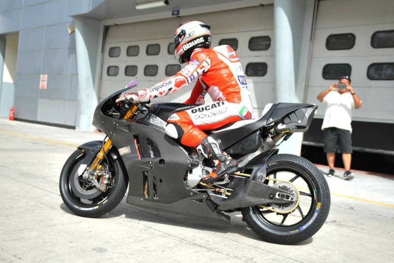 Michele Pirro On The New Ducati At Sepang Motogp
