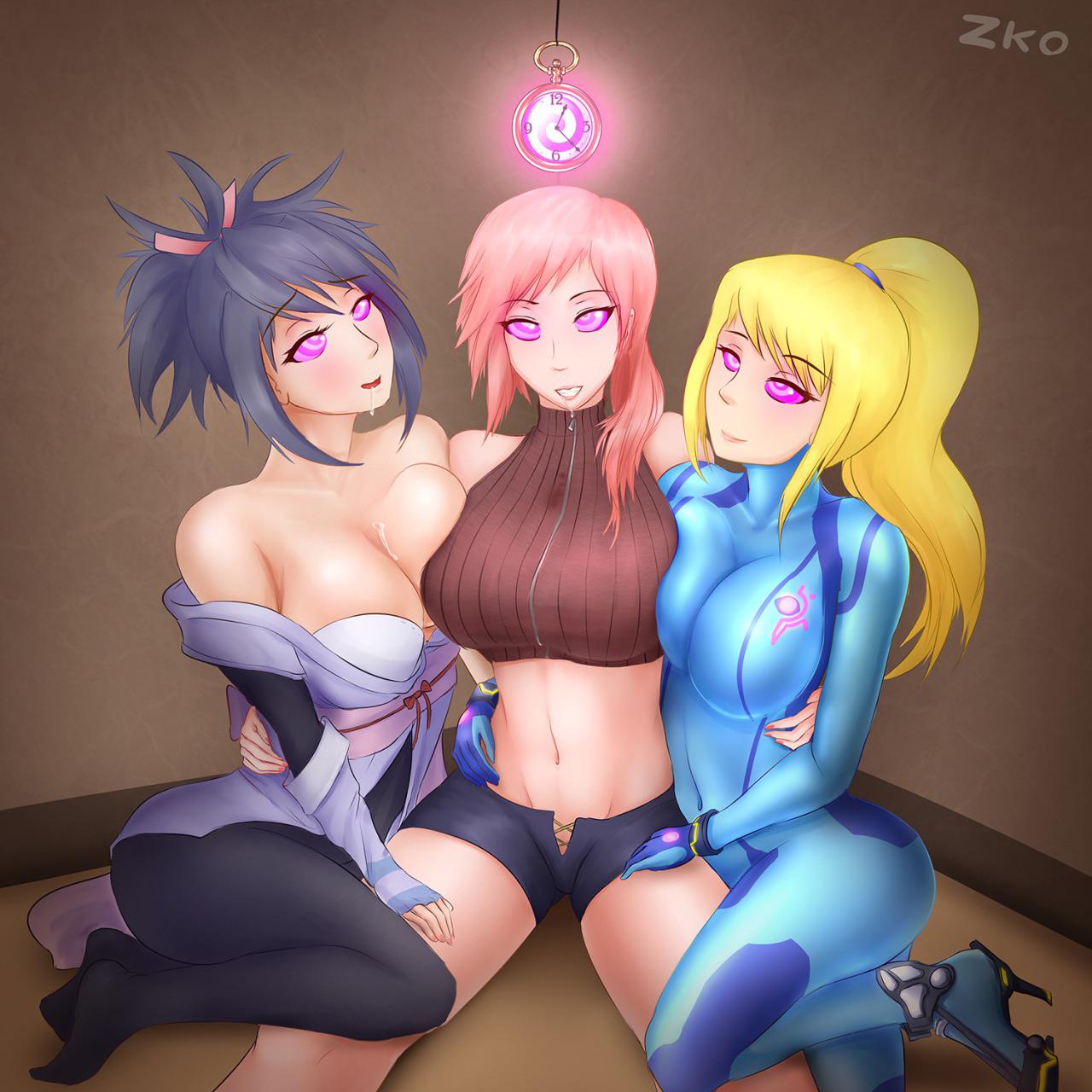 🔞[Gallery] Three dolls hypnotized (Lewd ZKO) | | Truyen-Hentai.com