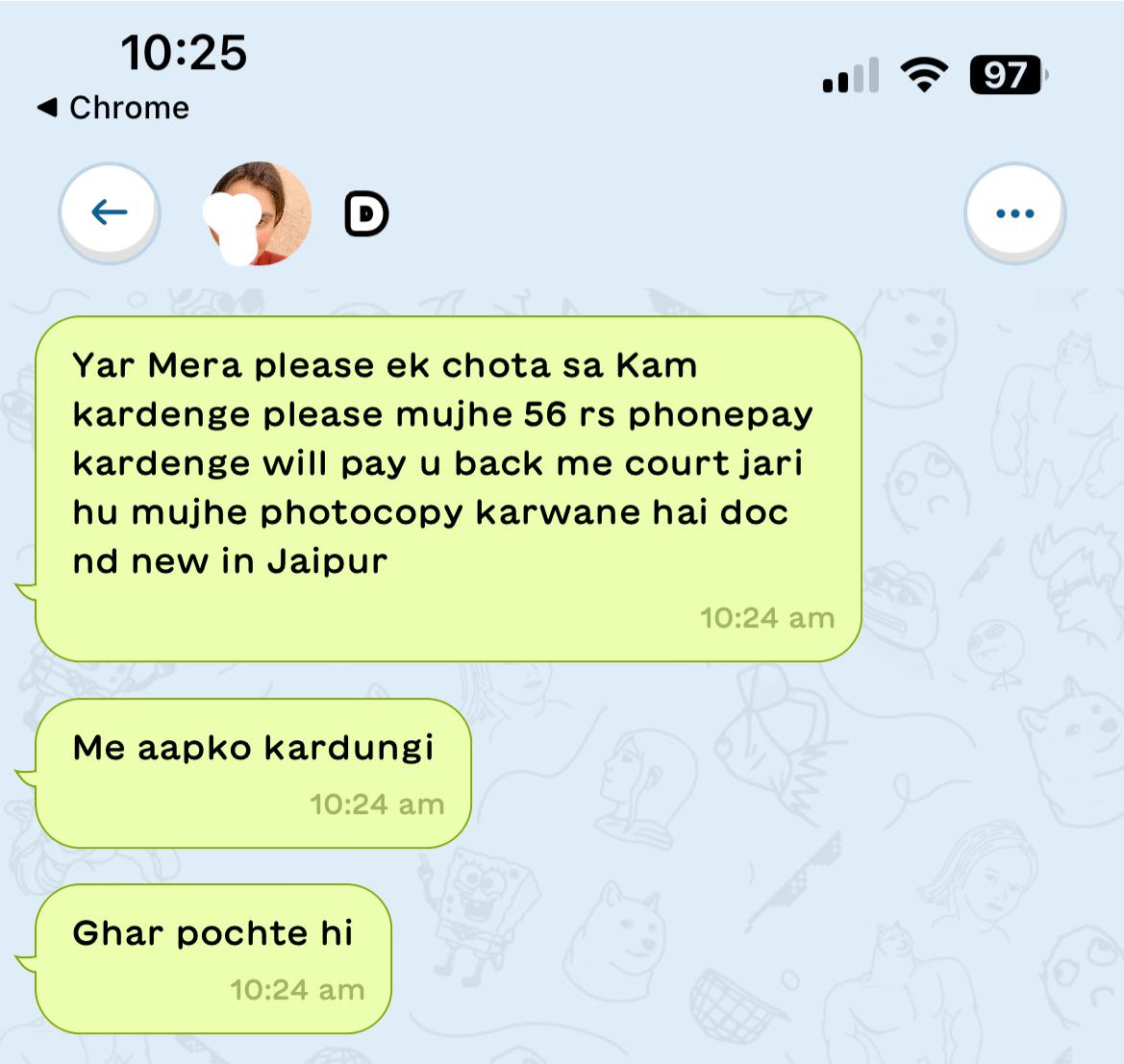 56 Rs?! : rIndiangirlsontinder