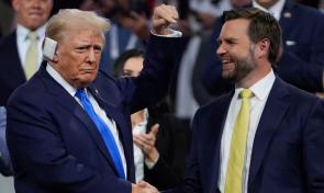 A fascist and his right hand man scheming to take your rights away after America’s final election