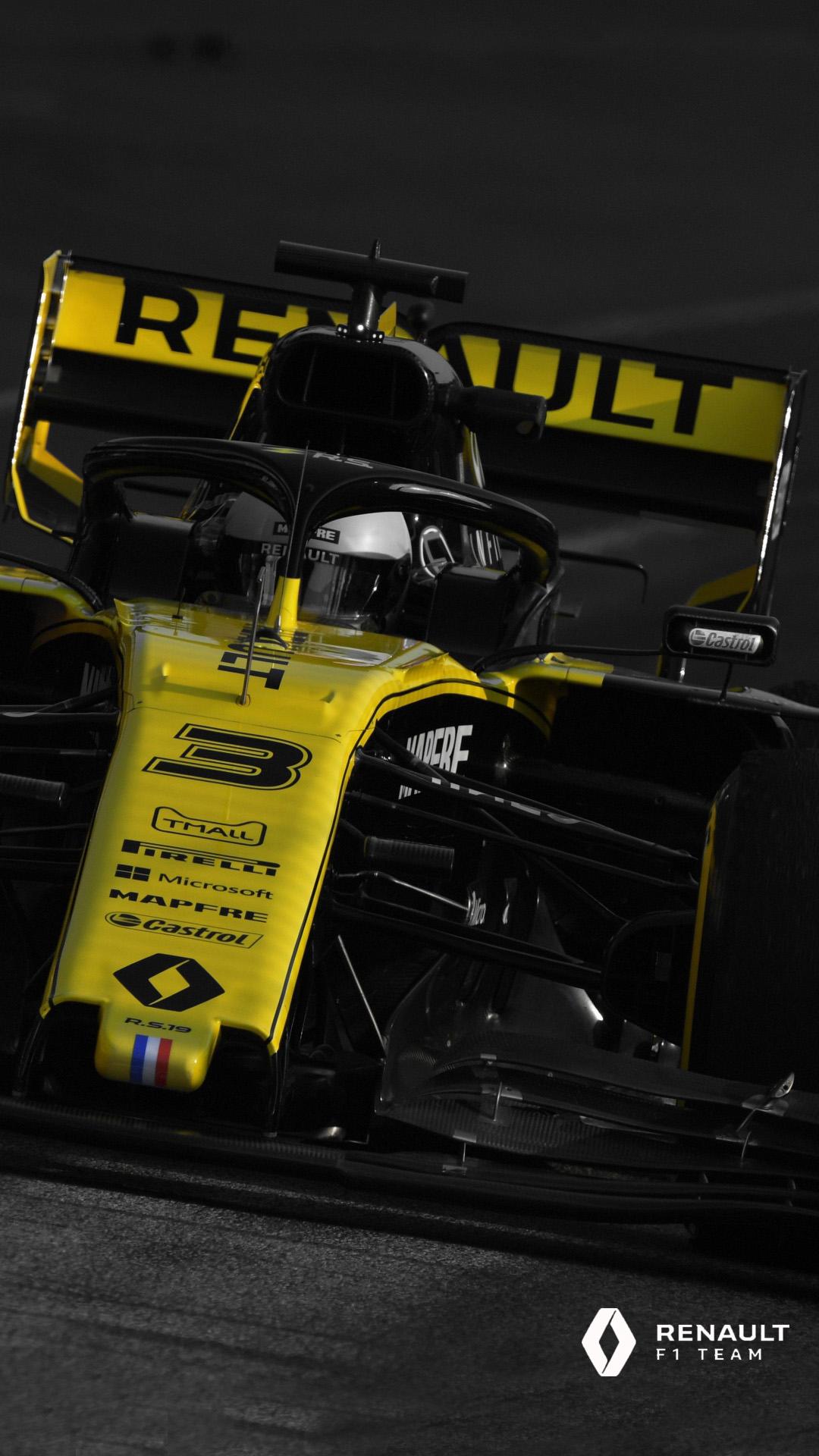 Daniel Ricciardo Renault Phone Wallpaper Formula1