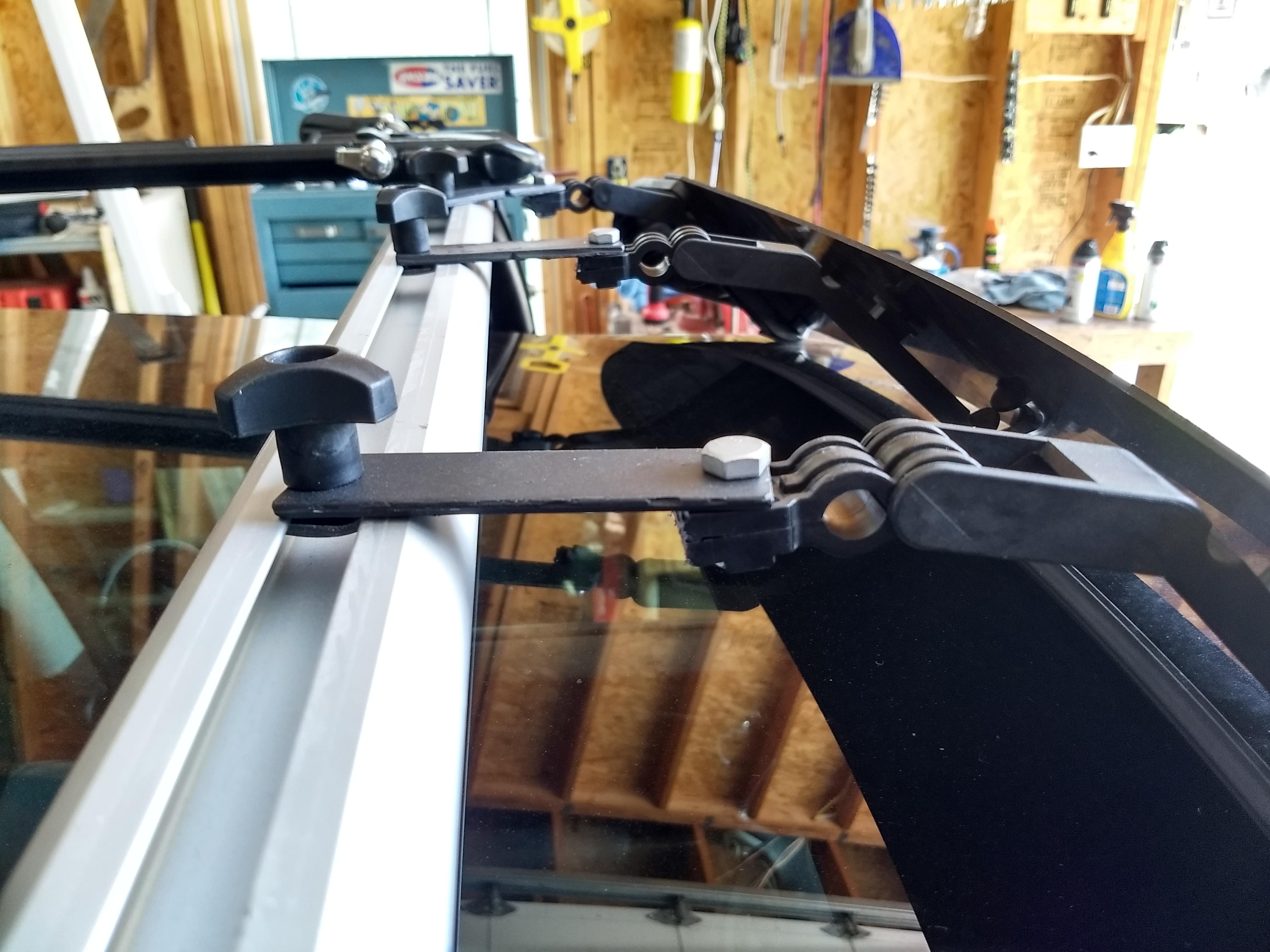 For those wondering how to attach a thule fairing to a mini cooper roof