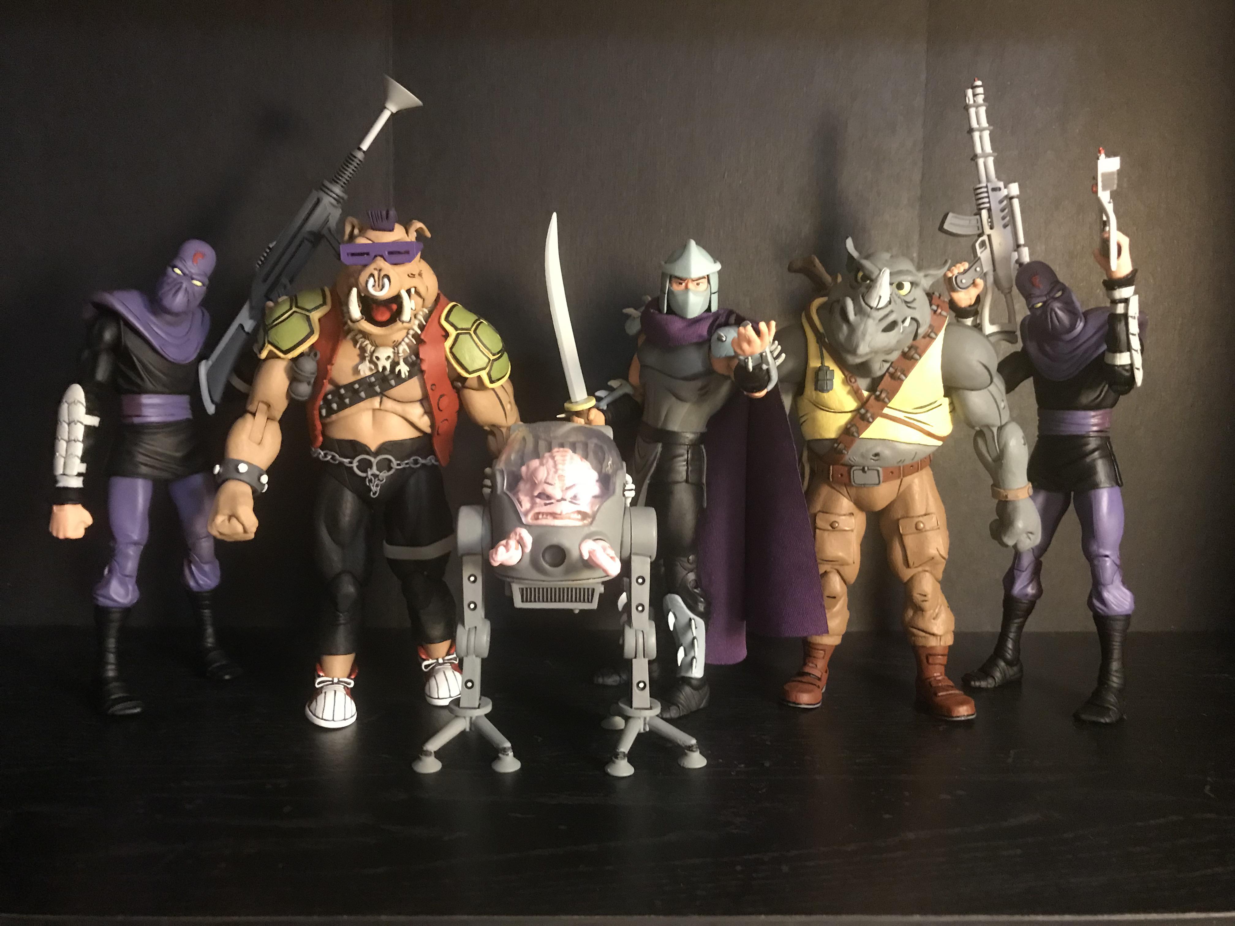 A friend scored bebop and rocksteady for me! they’re the best of an amazing line of figures.