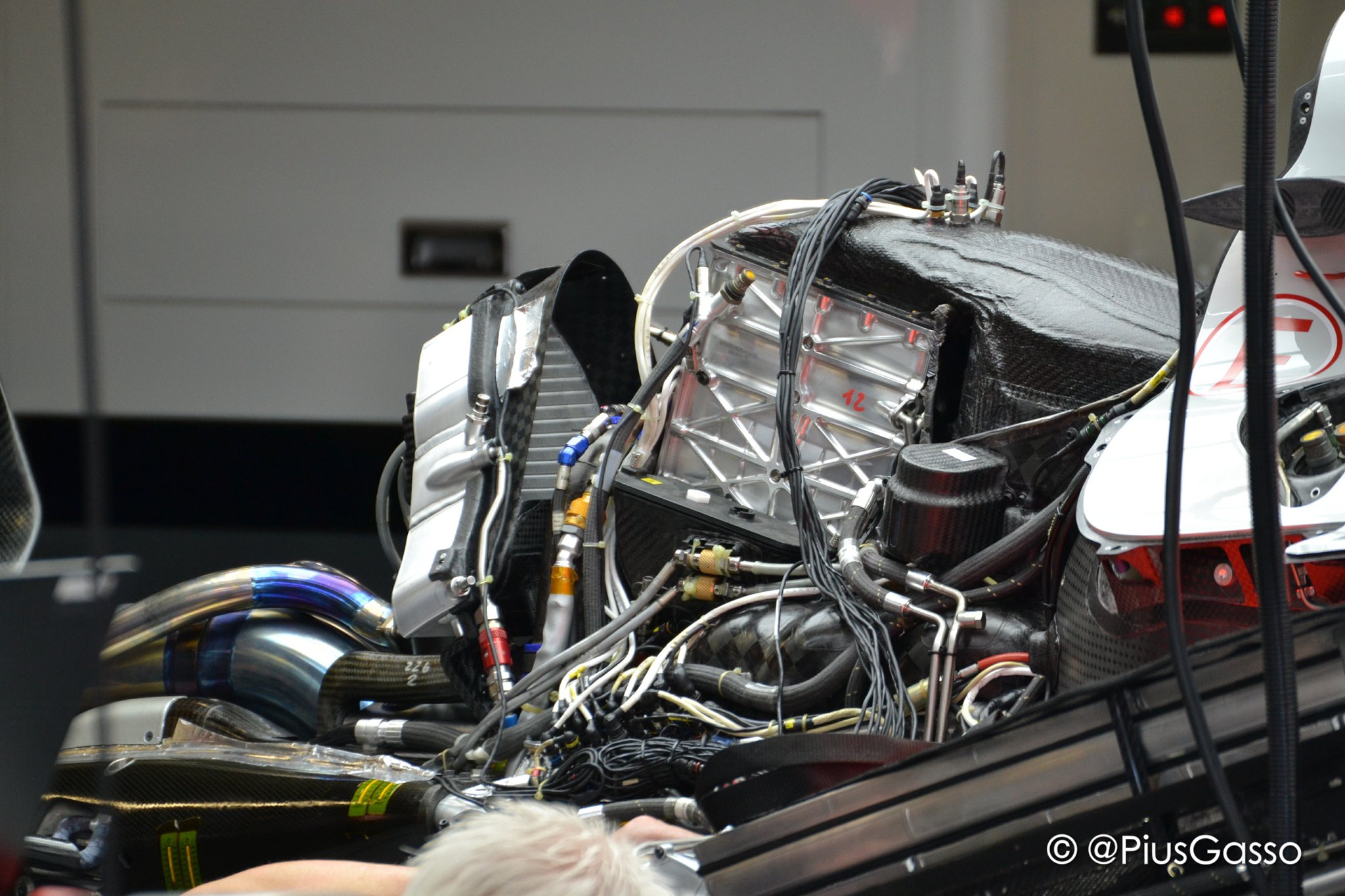 2018 Ferrari Power Unit In The Haas Formula1