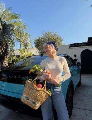 “New year, same me, brand new @nissanUSA LEAF 🍃”- Instagram post January 2026