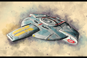 The USS Defiant – by Jace Ridley