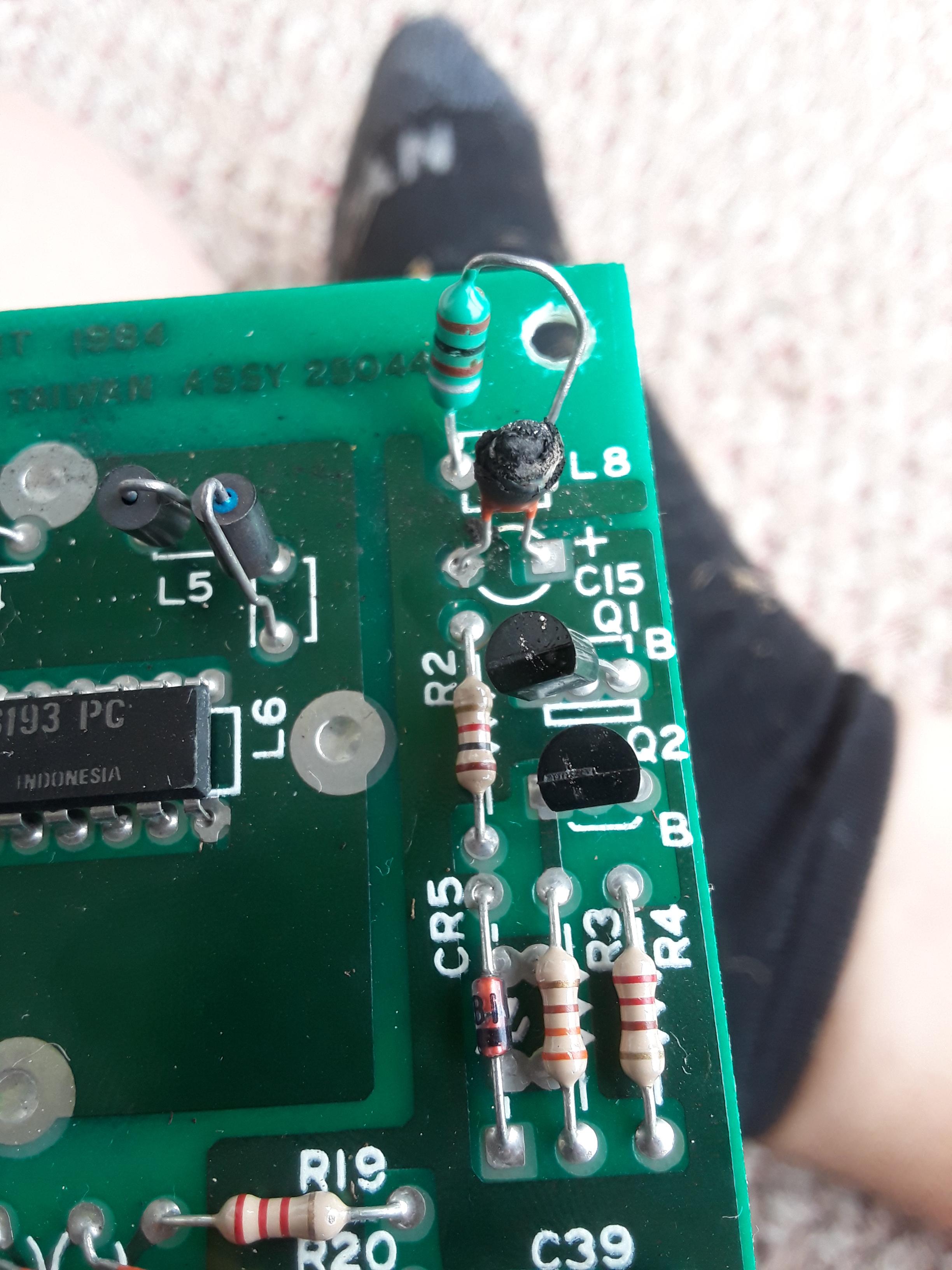 C64 Capacitor Resistor Blew Up Is It Fixable And What Does