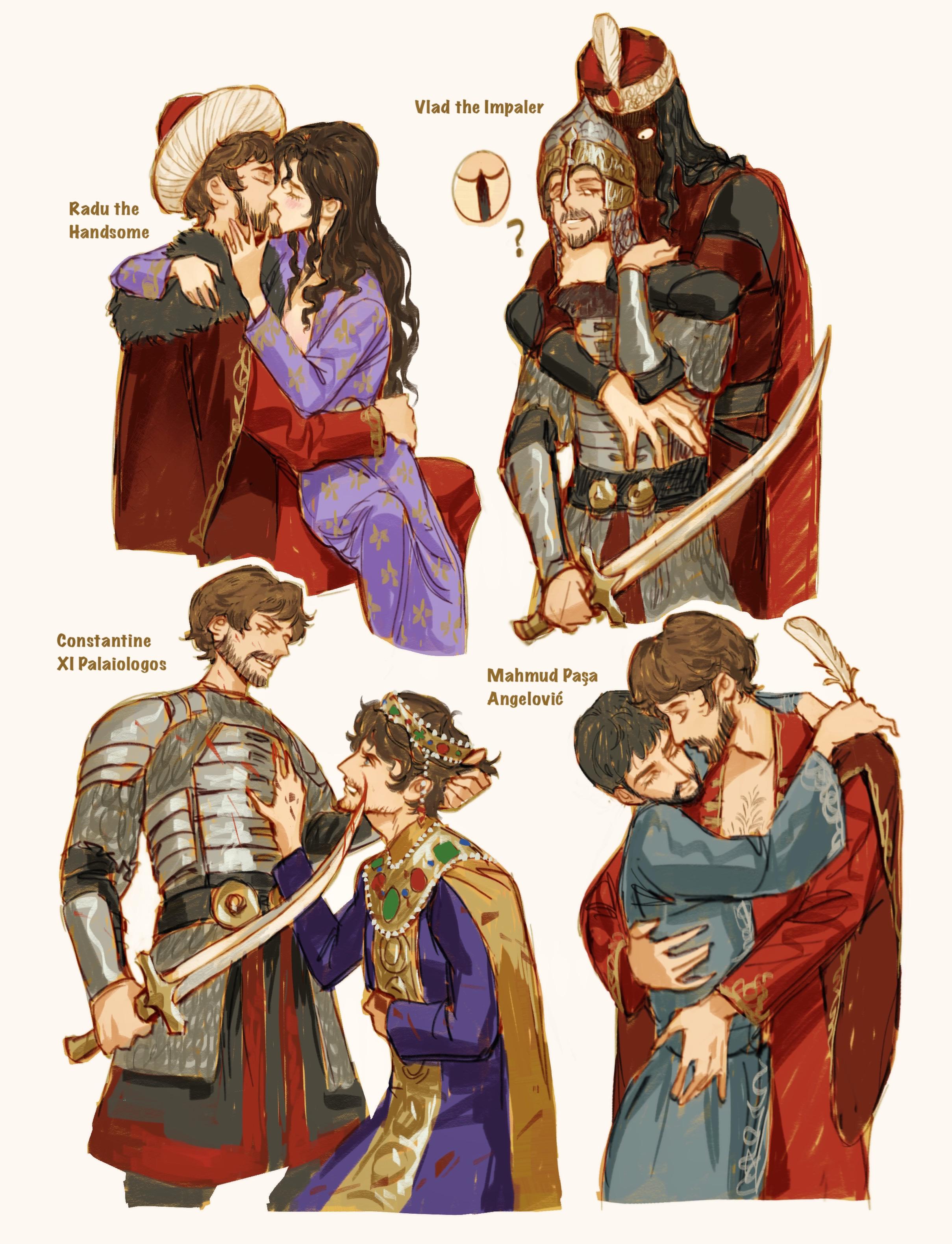 Which gay twink should Fatih Sultan Mehmed be shipped with : rbalkans_irl