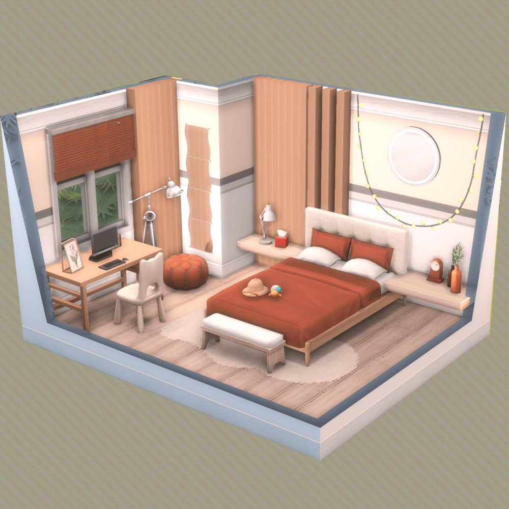 Create a modern, simple and gorgeous space to rest your head at night with these inspirational designs. I Tried To Build A Warm Bedroom For My Sim What Do You Think Sims4