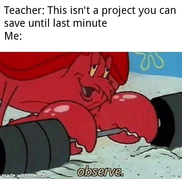 An element of a culture or system of . I M The Queen Of Procrastination R Meme