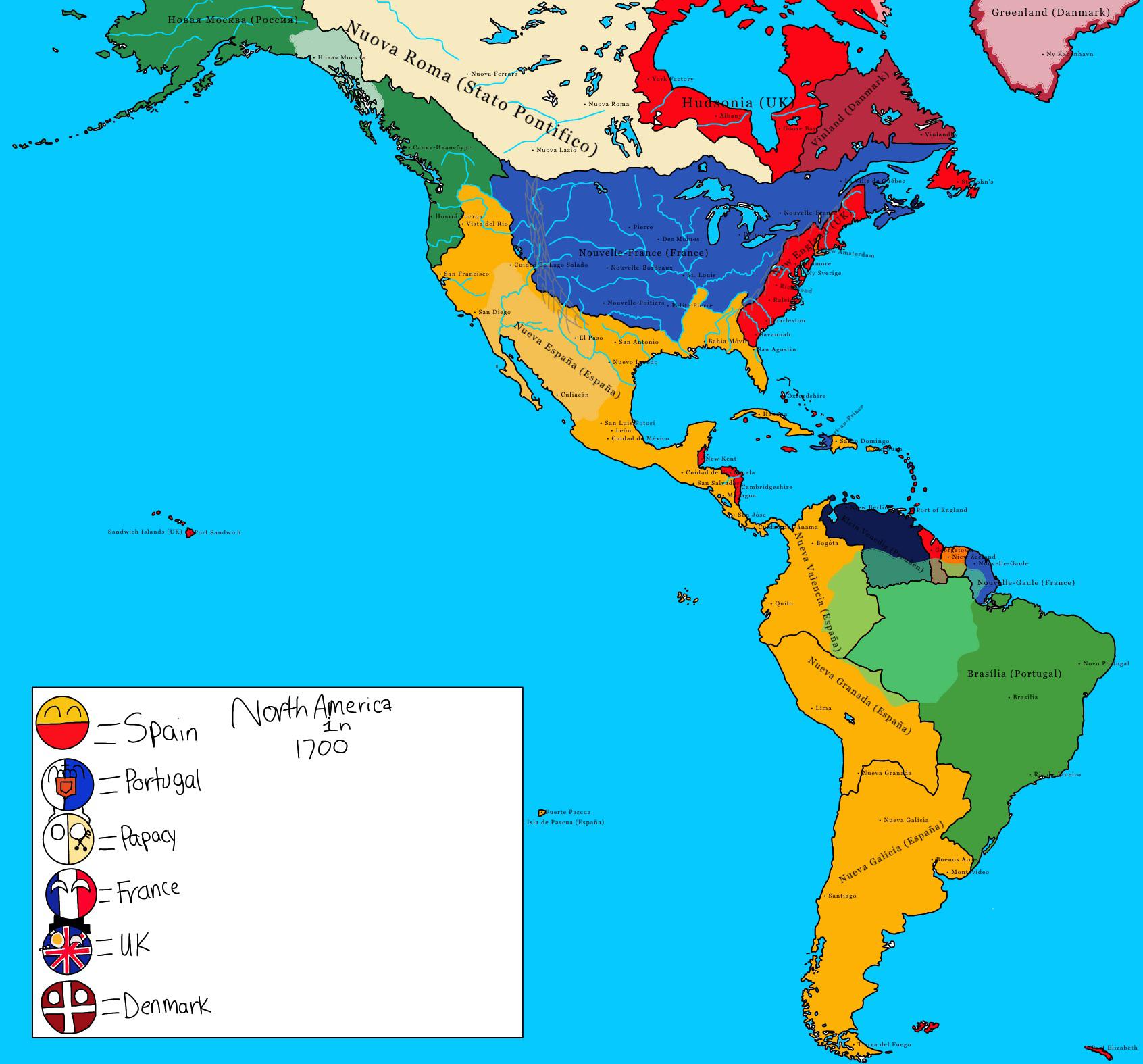 Mapping America Unveiling The US Map Of 1700 