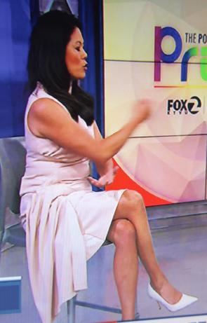 Pretty in pink Claudine Wong from Ktvu in sf Bay Area