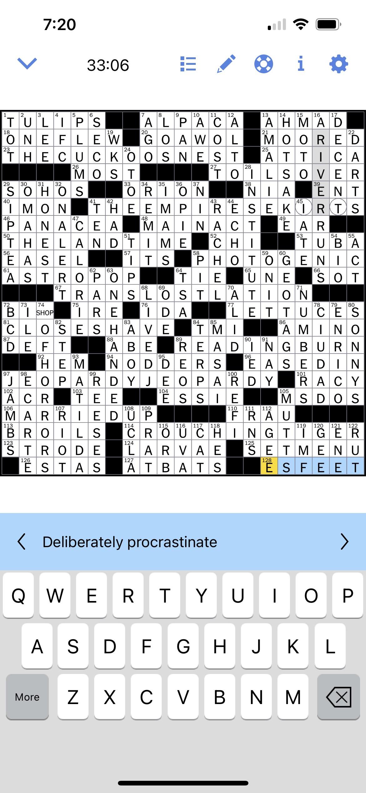 Can someone explain this clue from today's nyt puzzle?