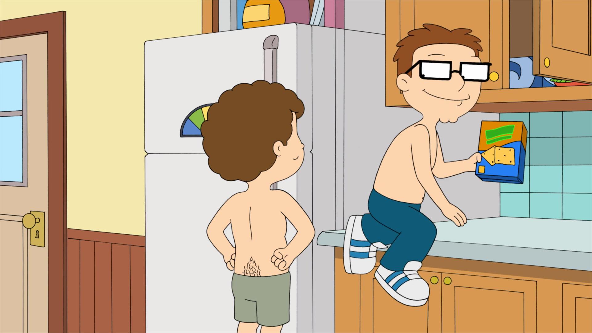 That patch of hair in the small of Snots back makes me sick. : r americandad